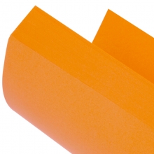 得力（Deli）7393 彩色复印纸 297*210mm A4 80克 100张/包 橙色 单包装