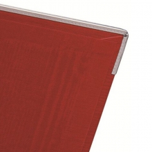易达（Esselte）avance全包胶档案夹文件夹两孔夹 20133 红色 A4 3寸 背宽74MM