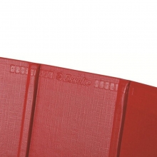 易达（Esselte）avance全包胶档案夹文件夹两孔夹 20133 红色 A4 3寸 背宽74MM