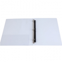 齐心（Comix）A210 A4 3孔 三面插袋文件夹 容纸160页 背宽34mm 白色