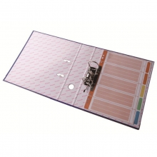 易达（Esselte）A4 2寸 半包胶档案夹快劳夹打孔资料夹两孔夹 标准型 27207 背宽52MM 黑色