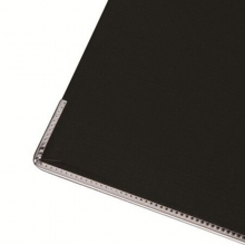 易达（Esselte）avance全包胶档案夹文件夹两孔夹 20147 黑色 A4 2寸背宽52MM