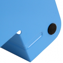 得力（DELI）9270 8.5英寸铁书立 210mm 蓝色