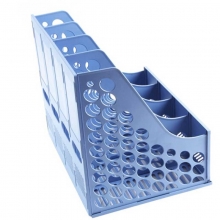 齐心（Comix）B2174 A4四联文件栏/文件框/文件架 蓝色