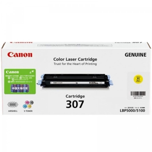 佳能（Canon）CRG-307Y 黄色硒鼓（适用CANON LBP5000/LBP5100）