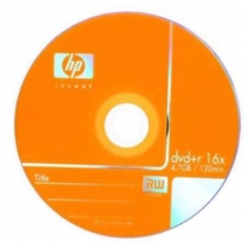 惠普（HP）DVD+R 16速 4.7GB 碟片/刻录盘/光盘/空白光盘 桶装50片