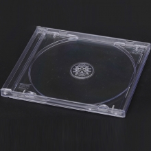国产 CD DVD 透明方形塑料光盘盒 单面加厚 25片装