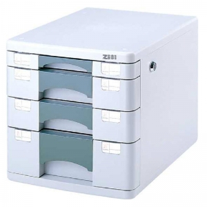 钊盛（ZSSI）ZS-2804 四层 带锁文件柜/桌面文件柜/抽屉文件柜