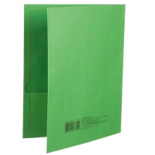 益而高（EAGLE）3001P001 内附插袋纸皮文件夹/纸夹子/纸质分类卡/挂劳纸夹 A4有插袋 20个/包 绿色