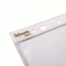 易达（Esselte）76010 11孔5色5页索引文件保护袋/文件套/分页袋 单包装