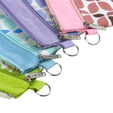 渡美（Dumei）NF-623-B6 19.5x15.5cm 彩色牛津布双层拉链袋 蓝色