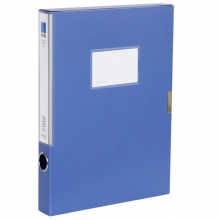 得力（DELI）5682 ABA系列粘扣式档案盒 A4 35MM 蓝色