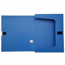 益而高（EAGLE）9175D/2 A4 75MM 粘扣式PP档案盒/文件盒 蓝色