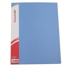 易达（Esselte）89605 舒适型资料册 A4 60页 蓝色