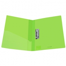 易达（Esselte）88016 舒适型单强力文件夹 A4 背宽18mm 透明绿