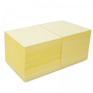 得力（deli）7733-12 百事贴/便利贴/j易事贴 76*76mm 黄色 12本装