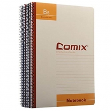 齐心（Comix）C4517 螺旋线圈软抄本/笔记本 B5 80页 封面混色 6本装