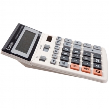 齐心（Comix）C-1200H 经典型桌面计算器/财务计算器 12位 灰色