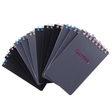 渡边（Gambol）DSA750 双螺旋PP面笔记本/记事本 A7(74*120mm) 50页 竖翻 24本装