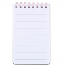 渡边（Gambol）DSA750 双螺旋PP面笔记本/记事本 A7(74*120mm) 50页 竖翻 24本装