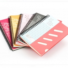 晨光（M&G）APY7I326 PP双线圈记事本/笔记本 A5-100页 颜色随机 单本装