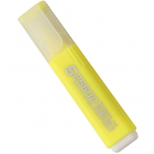 齐心（Comix）HP908 持久醒目荧光笔/颜色笔/标记笔 黄色 10支装