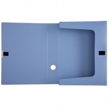 齐心（Comix）A1249 经济型粘扣档案盒/文件盒/资料盒 A4 55mm 蓝色
