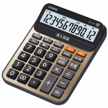 卡西欧（CASIO）MY-120 真人语音计算器 小型机 12位 金色