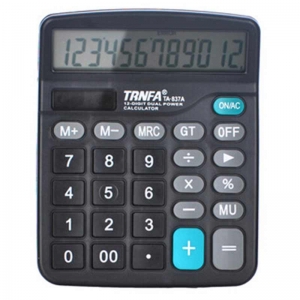 信发（TRNFA）TA-837A 经典款桌面型计算器 黑色 12位