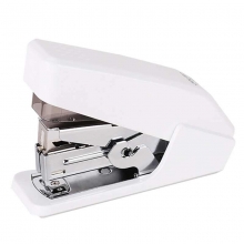 得力（deli）0466 小号省力型订书机/订书器 20页 颜色随机 适用书针24/6~26/6