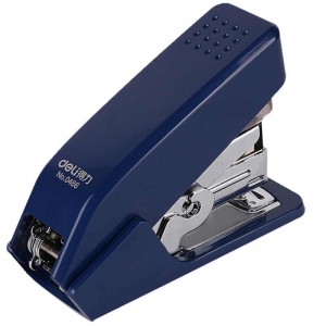 得力（deli）0466 小号省力型订书机/订书器 20页 颜色随机 适用书针24/6~26/6