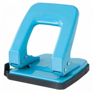 得力（deli）0138 炫彩两孔打孔机/打孔器 35页带标尺 颜色随机