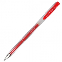 三菱（UNI）UM-100 中性笔/签字笔/双珠啫喱笔（替芯UMR-5）0.5mm 红色 10支装