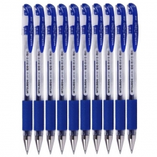 三菱（UNI）UM-151 财务专用极细签字笔/中性笔（替芯UMR-1）0.38mm 蓝色 10支装