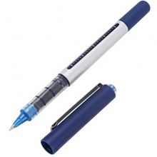 三菱（UNI）UB-150 透视耐水性直液性走珠笔/中性笔/签字笔 0.5mm 蓝色 10支装