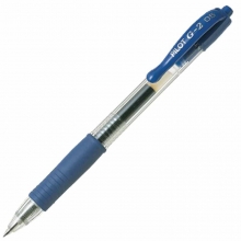 百乐（PILOT）BL-G2-5 按动中性笔/G-2啫喱笔/签字笔（替芯BLS-G2-5）0.5mm 蓝色 1支装