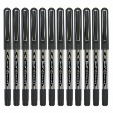 白雪（Snowhite）PVR-155 直液式走珠笔/中性笔/签字笔/水笔 0.5mm 黑色 12支/盒