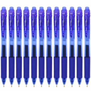 派通（Pentel）BLN105 按动中性笔/超滑速干签字笔（替芯LRN5）0.5mm 蓝色 12支装