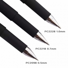 宝克（BAOKE）PC2228 大容量中性笔/磨砂杆商务签名笔（替芯PS2220）1.0mm 12支/盒 黑色