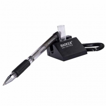 宝克（BAOKE）NO.850 双珠中性台笔/签名笔/柜台笔 0.5mm 黑色 1支装