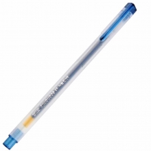 晨光（M&G）GP-1280 透明磨砂杆中性笔/半针管水笔（替芯MG-6139）0.5mm 蓝黑色 12支装
