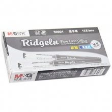 晨光（M&G）ARP50901 直液式全针管中性笔/签字笔/水笔 0.5mm 黑色 12支/盒
