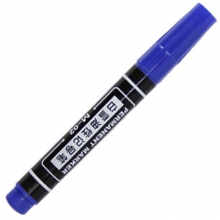 白雪（snowhite） M-02 单头油性记号笔/物流笔 10支装 蓝色