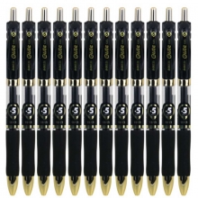 宝克（BAOKE）PC1911 按动签字笔/中性笔 0.5mm 黑色 12支装