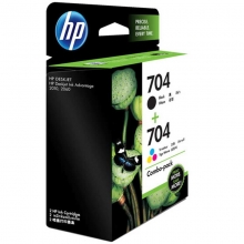 惠普（HP）F6V33AA 黑彩套装墨盒 704（适用Deskjet 2010 2060 ）