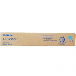 东芝（TOSHIBA）T-FC50C-C-S 青色低容碳粉 70g（适用e-STUDIO 2555 3055 3555 5055）