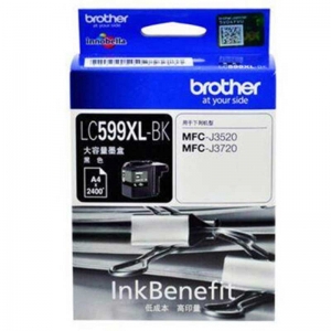 兄弟（brother）LC599XL BK 高容黑色墨盒（适用机型兄弟MFC-J3520 MFC-J3720）