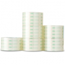 得力（deli）30321 透明封箱胶带/宽胶带 60mm*40y*50um（36.5m/卷） 6卷/筒