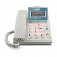 步步高（BBK）HCD6101 固定电话机/座机 双接口免电池（流光银）