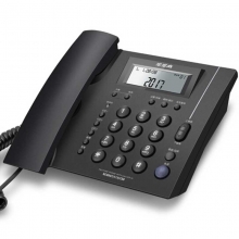 步步高（BBK）HCD113 欧式固定电话机座机 一键存拨/免电池/vip号码 黑色